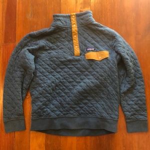Patagonia quilted quarter snap